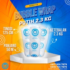 Bubble wrap putih 2.3 kg UPACK